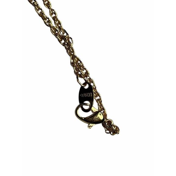 Vintage Avon Jewelesque Splendor Purple Enamel Pendant - Picture 4 of 5